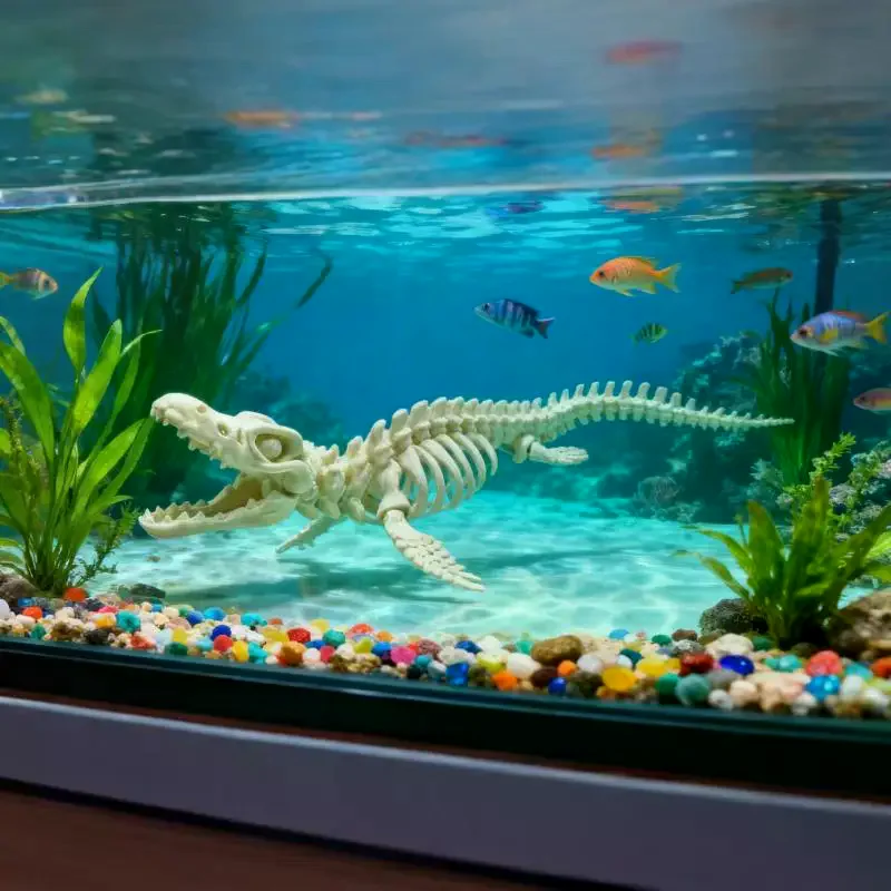 1 Stück Dinosaurier-Skelett-Mo – Marine Aquarium Home Bewertung und Preis