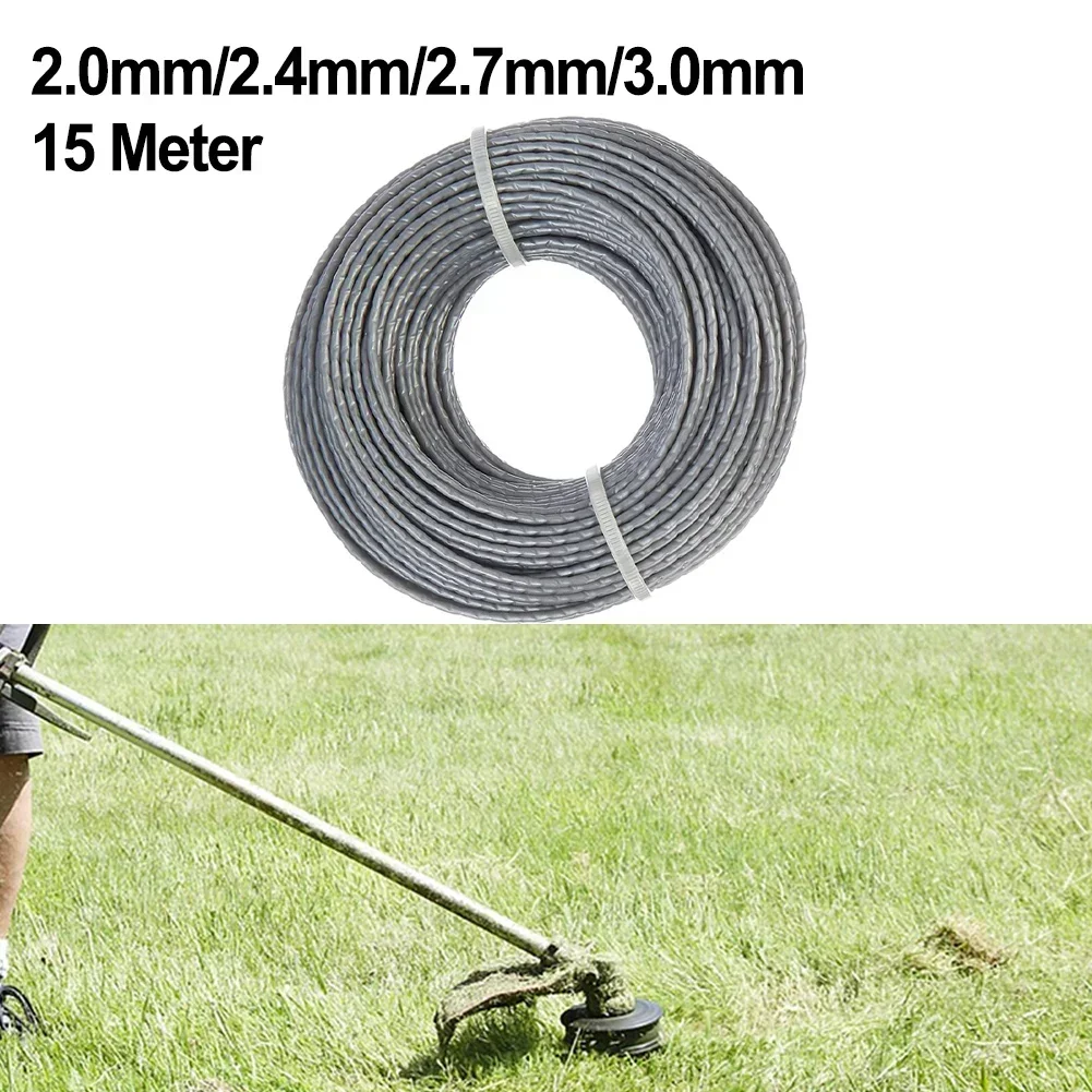 ドローン、トリマーライン、easyasaki scut 18-230 18-260 18-26、15mの交換用電源ライン