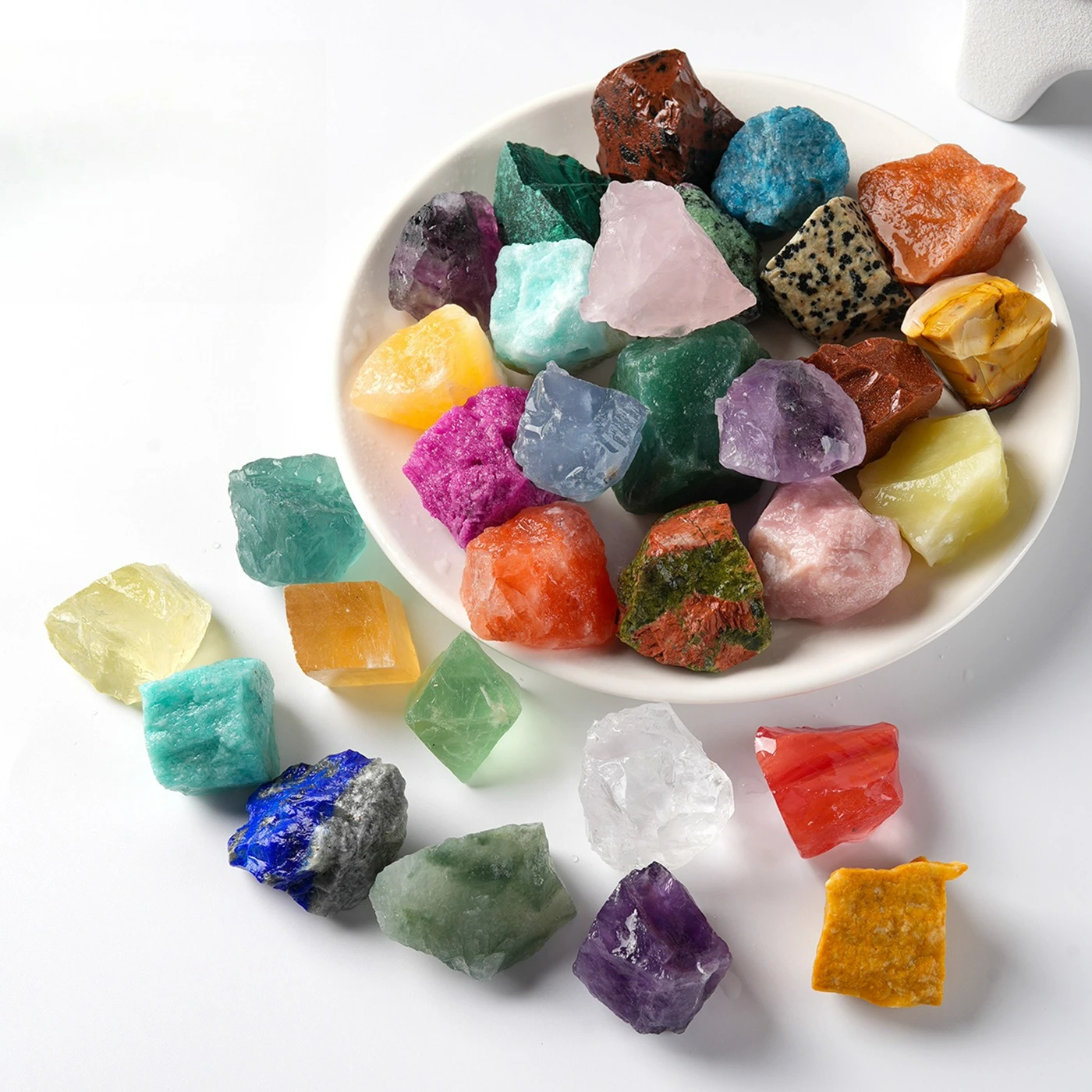 200g Natural Green Aventurine Raw Stones Reiki Healing Crystal Raw Rough Tangling Jade Mineral Quartz Specimens Collectible