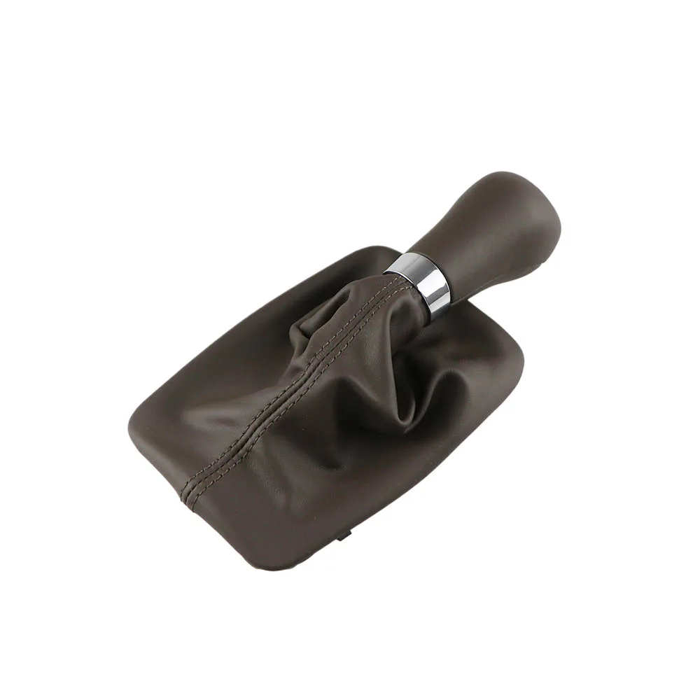 A2042673910 Coffee Brown Gear Shift Knob Automatic Dermis For Benz W204 C180 C200 C230 C280 C300 C320 C350 2042673910