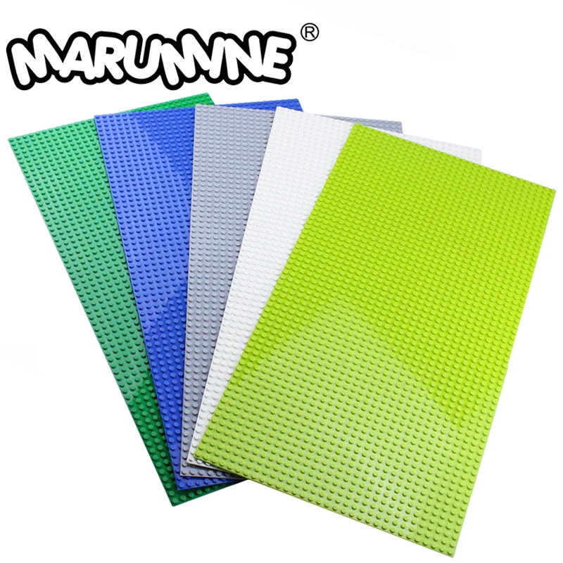 MARUMINE 32x64 Dots Plate Building Bricks Compatible With Assembling Blocks Accessories MOC Construction Kit Model For Children