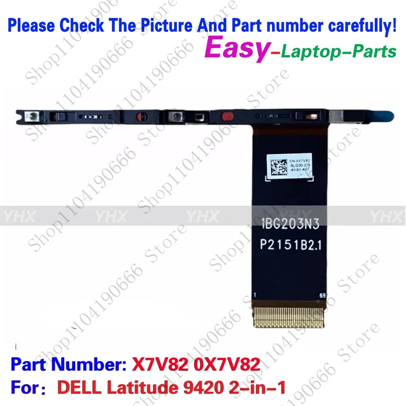 bd New For DELL Latitude 9420 2-in-1 Built In Internal Camera X7V82 0X7V82.