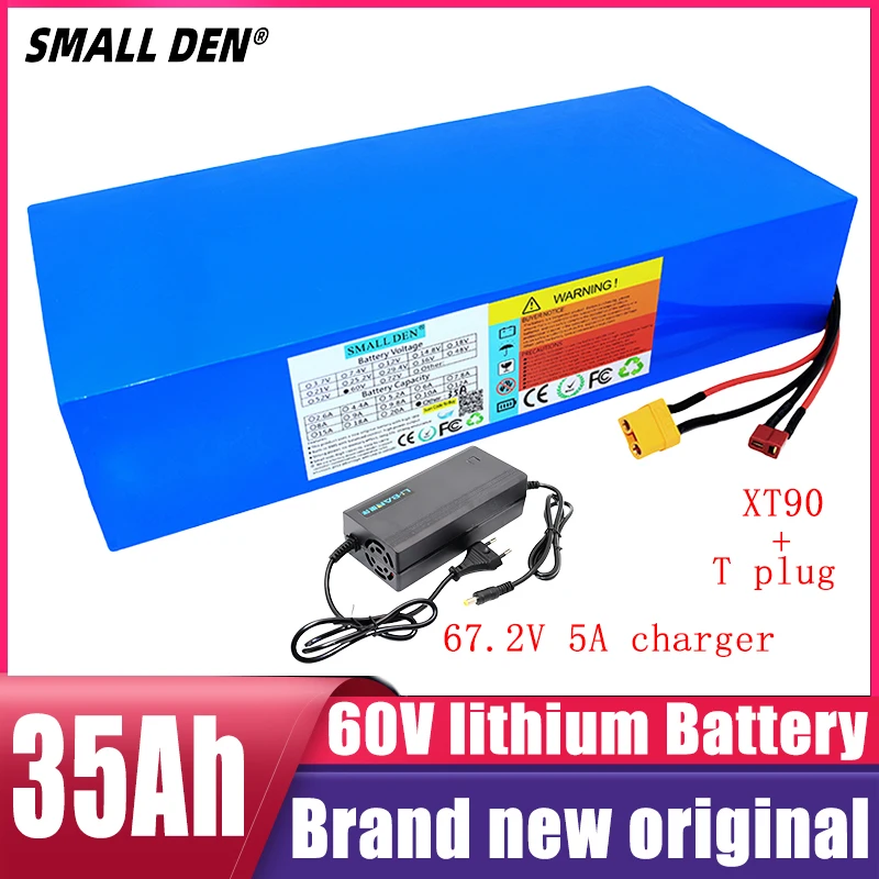 

new 60V 35Ah 21700 Lithium Battery Pack 16S7P 1000-3000W High Power 67.2v Electric Bike Scooter Motorcycle Battery+5A Charger