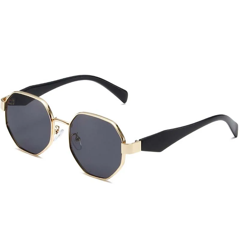

Metal Retro UV400 Sunglasses for Women Fashion Polygonal Frame Outdoor Sunglasses Men Luxury Design Travel Sports Goggle Shades