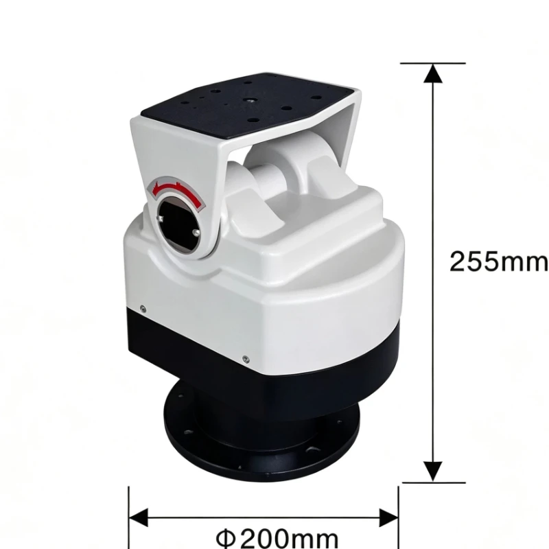 Intelligent rotating gimbal with remote control, built-in decoding, outdoor all-round waterproof gimbal