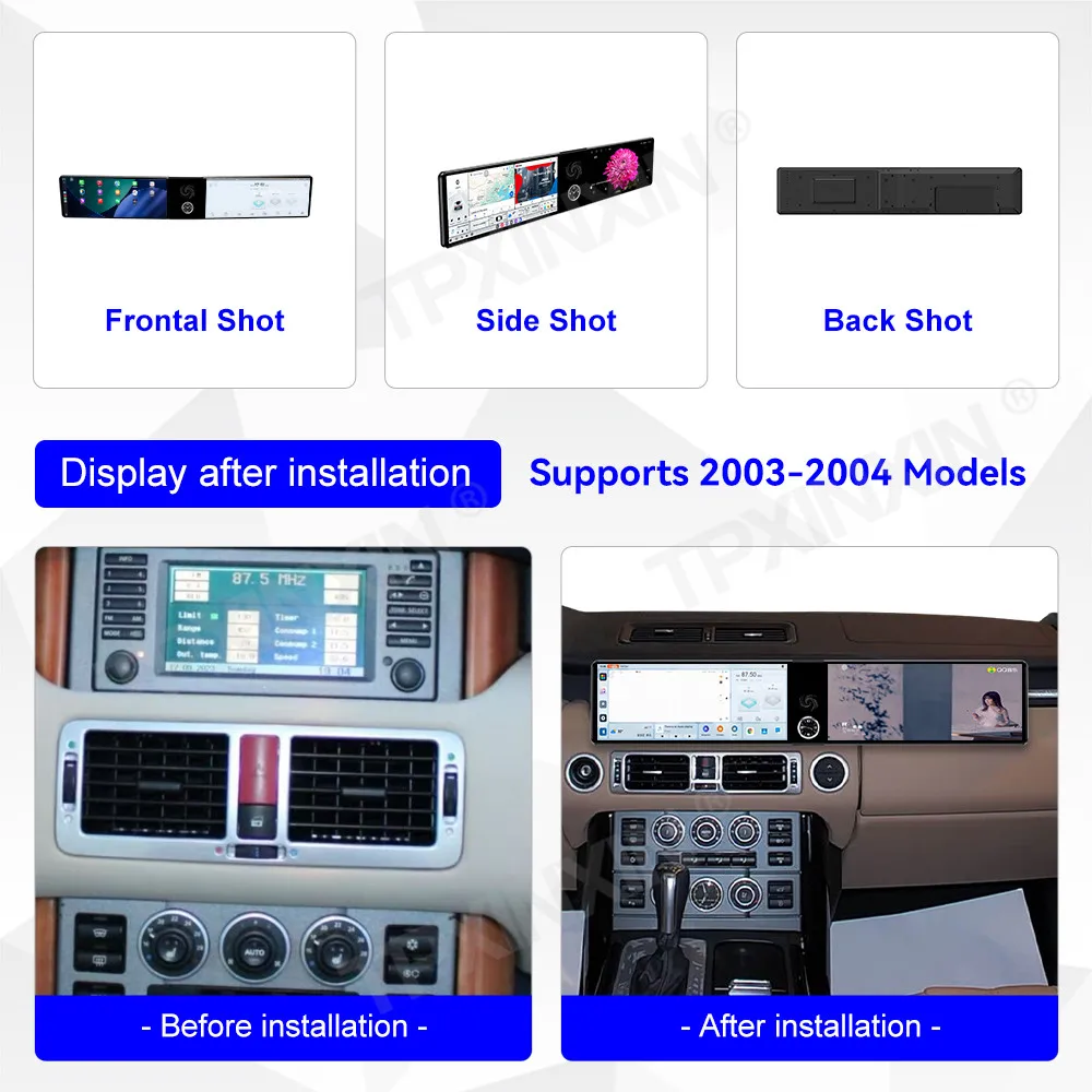 Dual Screen For Land Rover Range Rover Executive Edition 2003 2004 Android Radio Multimedia GPS Navigation Accesorios Head Uni