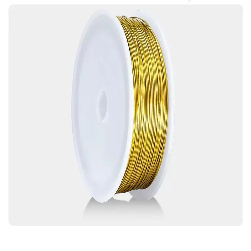 10 kleuren 50 meter sieraden ambachtelijke koperdraad voor DIY bloem kralen ketting armband maken cadeauverpakking tuin ambachtelijke benodigdheden