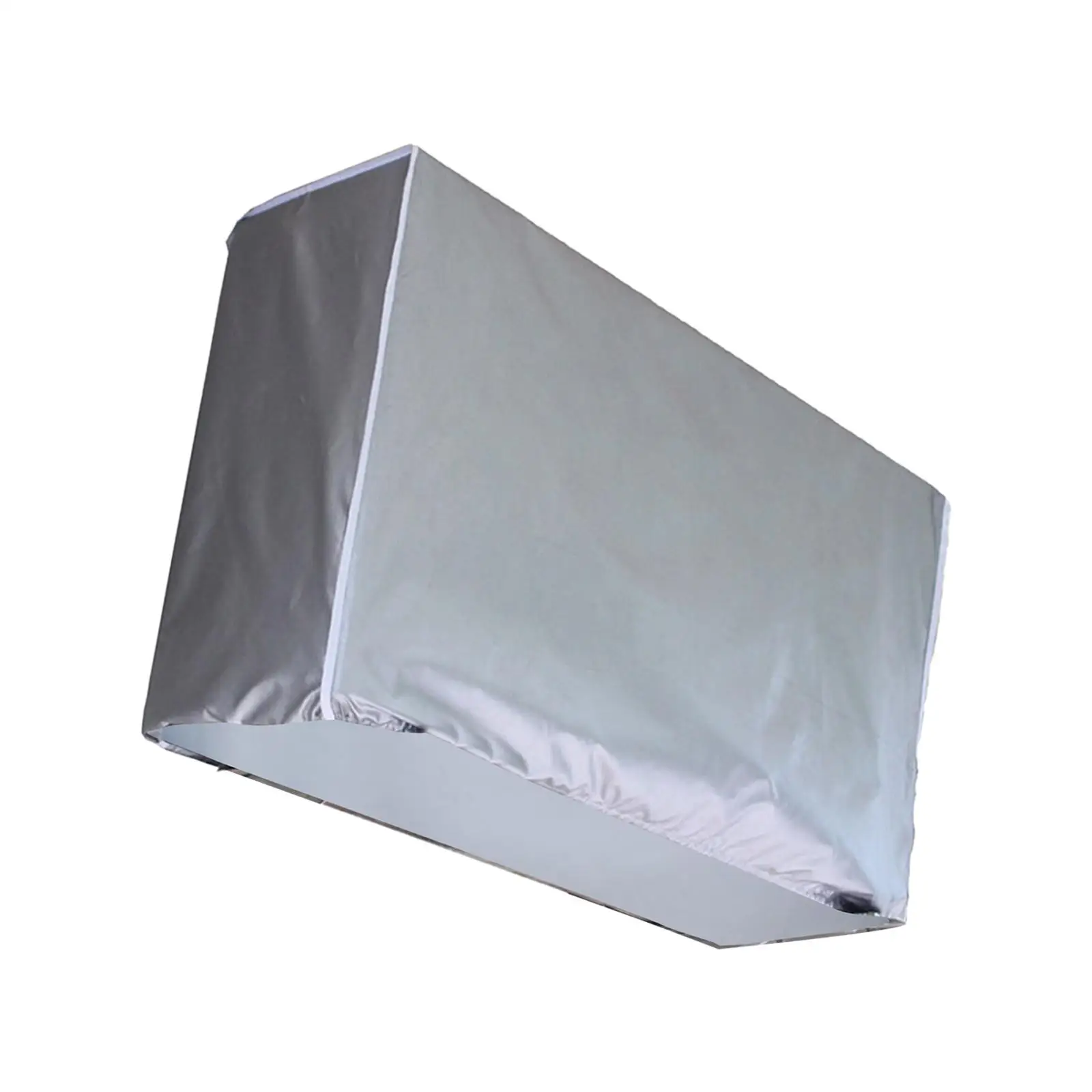 Outdoor Air Conditioner Cover Aluminum Foil with Straps Waterproof Sunproof and Windproof Coating Surface Heat Dissipation