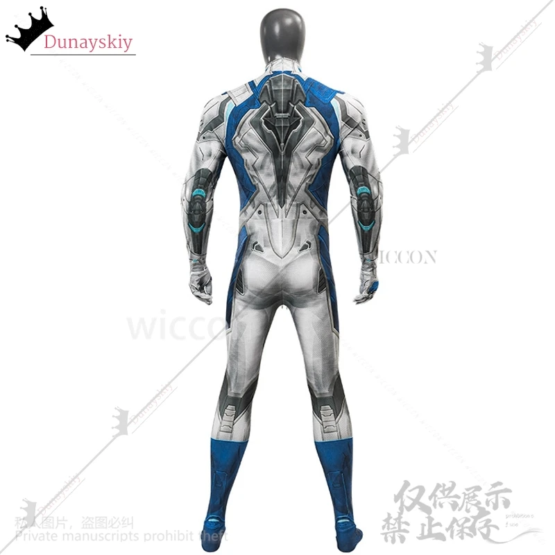 ミスターファンタスティックコスプレ衣装全身タイツスパンデックスボディスーツジャンプスーツスーツヒーロー衣装アニメゲームライバルロールプレイ男カスタマイズ