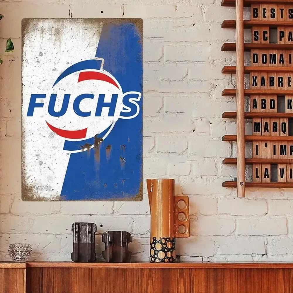 علامات وملصقات معدنية عتيقة لزيت المحرك - لوحات زخرفية قديمة | لوحة فنية جدارية مثالية للمرآب ومحطات الغاز وكهوف الرجل #3