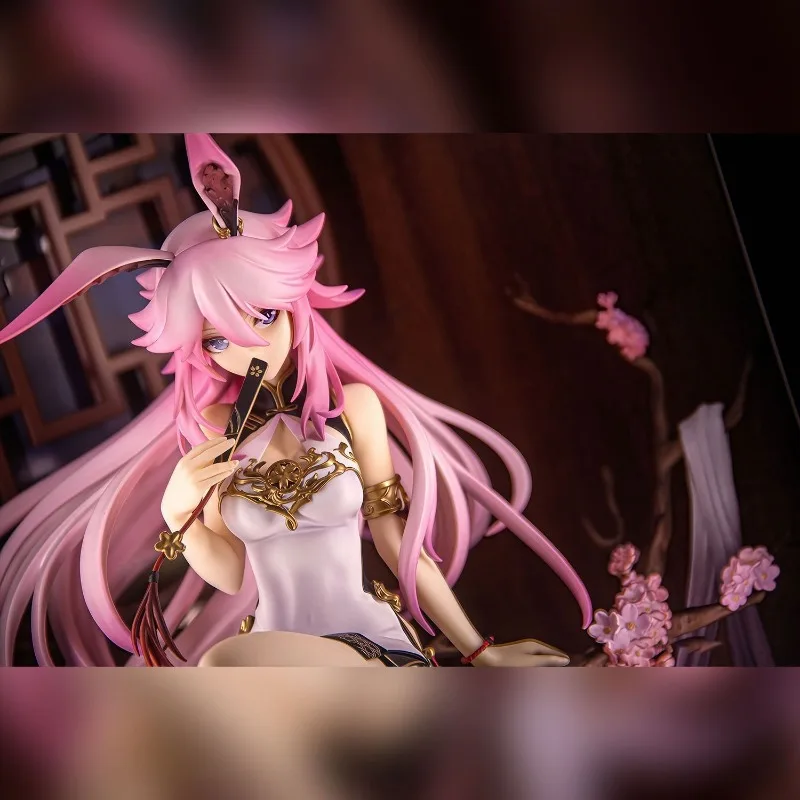 Em estoque cheongsam yae sakura [edição superior] série de animação limitada gk figura modelo estátua ornamento brinquedo da moda presente