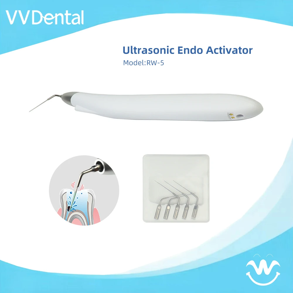 VVDental Dental Endo Activator Sonic Irrigator for Root Canal Cleaning And Removal Calcified Stain Dental Endodontics Equipment