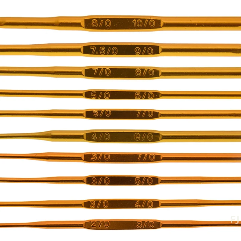 [YU]10Pcs Alumina Crochet Hook Set DIY Knitting Needles Home Knitting Sewing Tools