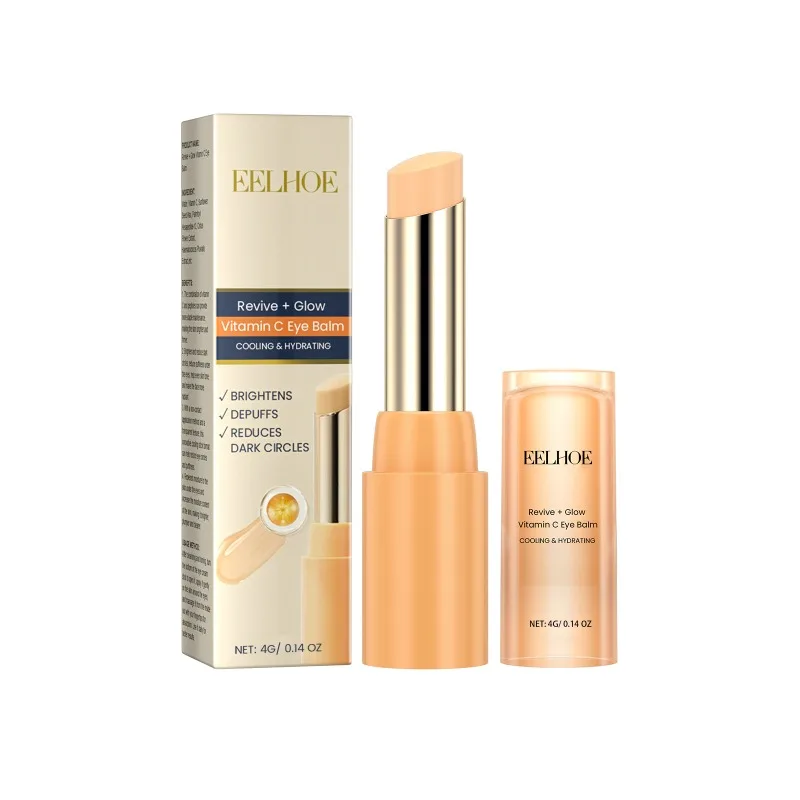 Vitamin C Augen creme Stick verblassen feine Linien Anti Augenringe Augen taschen Schwellungen aufhellen feuchtigkeit spendende Augen Kontur Hautpflege