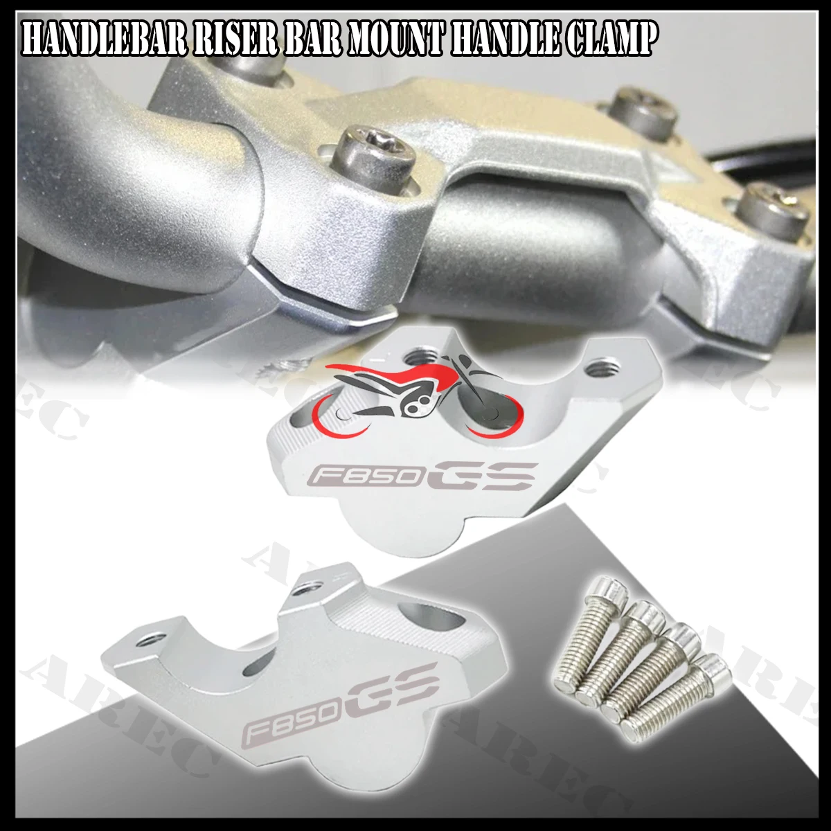 

For BMW F900GS F900GS Adventure F900R F900XR F850GS F 850GS ADV Adventure Handlebar Riser Drag Handle Bar Clamp Extend Adapter