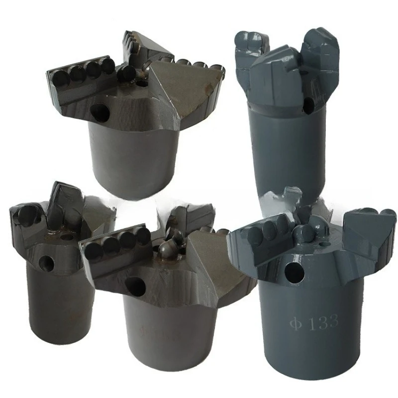 

Mine diamond composite bit, concave three-wing non-coring bit, water well rock bit