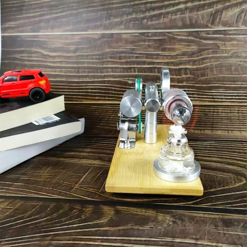 Motor Stirling, motor de vapor de combustión externa, generador de modelo, motor de alta potencia, juguete de experimento científico