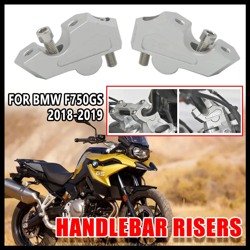 Аксессуары для мотоциклов, подставка для руля, жирная ручка, зажим для крепления, удлинительный адаптер, новинка для BMW F750GS F 750 GS 2021 2020 2019 22 мм Аксессуары для мотоциклов, подставка для руля, жирная ручка, зажим для крепления, удлинительный адаптер, новинка для BMW F750GS F 750 GS 2021 2020 2019 22 мм