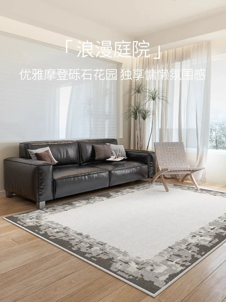 

French Style Living Room Carpet Large Sofa Coffee Table Floor Mat Modern Nordic Area Rug for Bedroom Decoration Anti-skid Floor