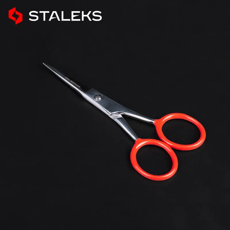 STALEKS Profession Eyebrow Scissors Double Eyelid Sticker Dead Skin Scissors Stainless Steel Beauty Scissors Makeup Tool SE-30-1