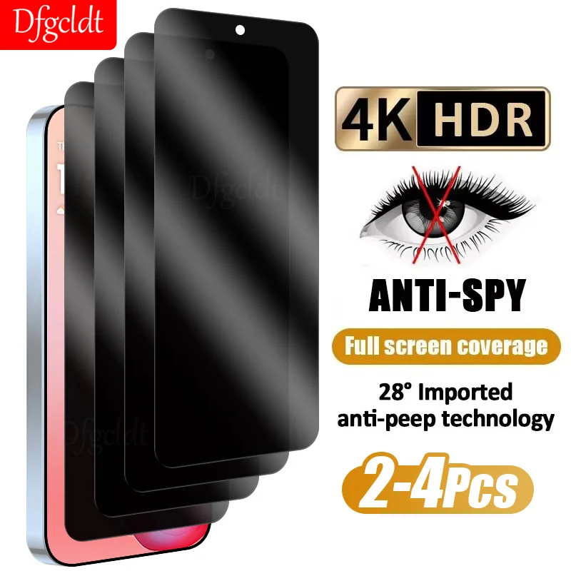 

2-4Pcs Privacy Anti-spy Glass For Motorola G Stylus 5G G Power 2024 Screen Protectors For Moto G82 G72 G62 G52 G42 G32 G22 Film