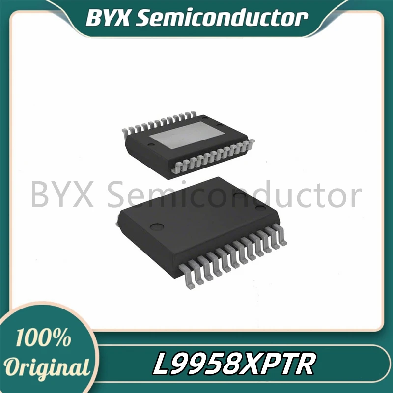 L9958XPTR L9958 package: PowerSSO-24 new 8.6A brushed DC motor driver chip 5.5V Motor drive chip 100% original and authentic