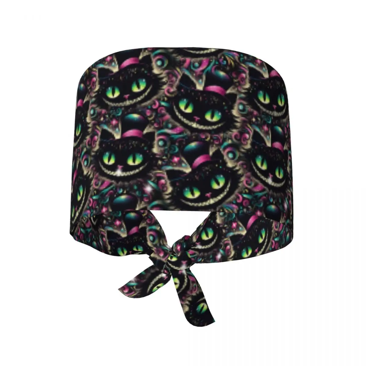 

Custom Cheshire Cat Medical Staff Scrubs Hat Women Men Doctor Nursing Surgical Cap Scrub Caps