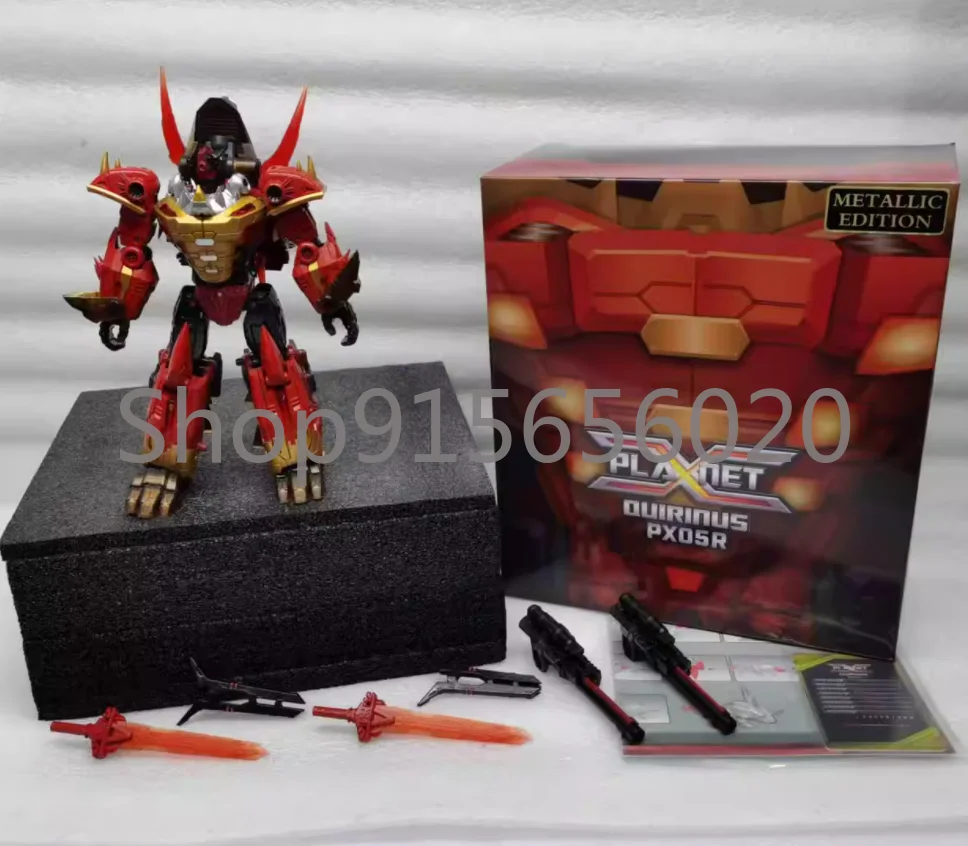 

Planet X PX-05R Quirinus PX05R Dinobot Slag Red Color Version In Stock