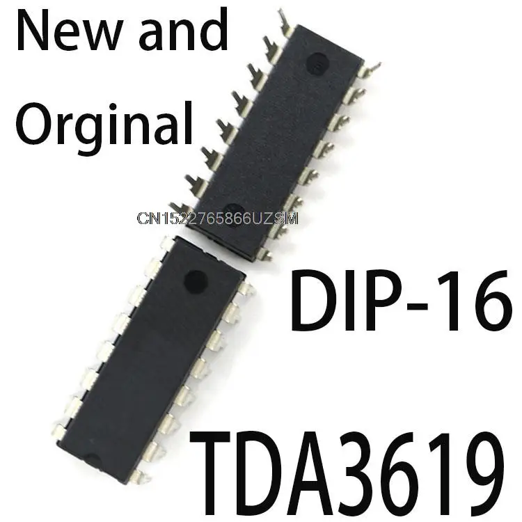 2PCS New and Original DIP-16 3619 DIP16 TDA3619