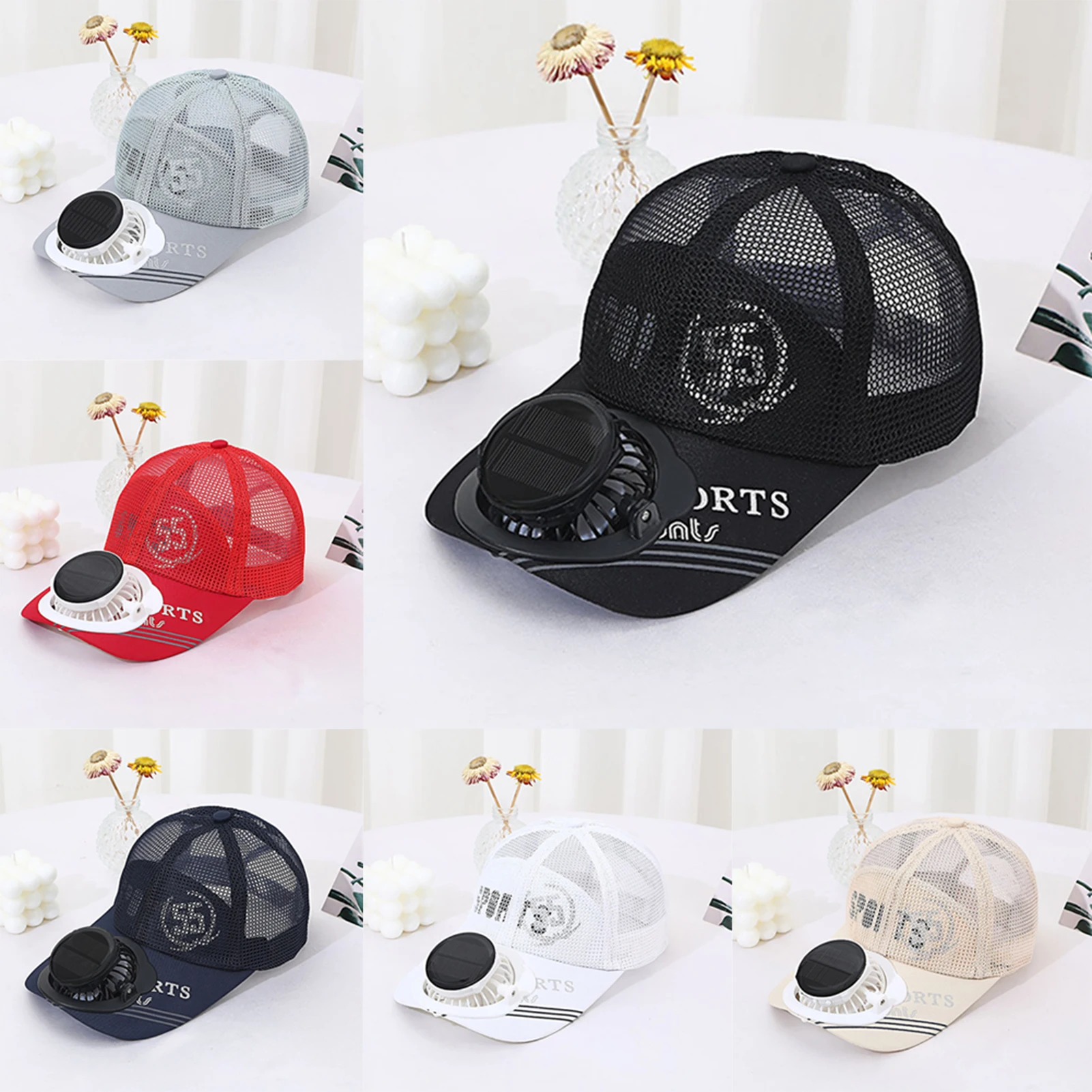 

USB-перезаряжаемая охлаждающая бейсболка с регулируемой застежкой, подходит для всех размеров, для жаркого лета и работы на открытом воздухе