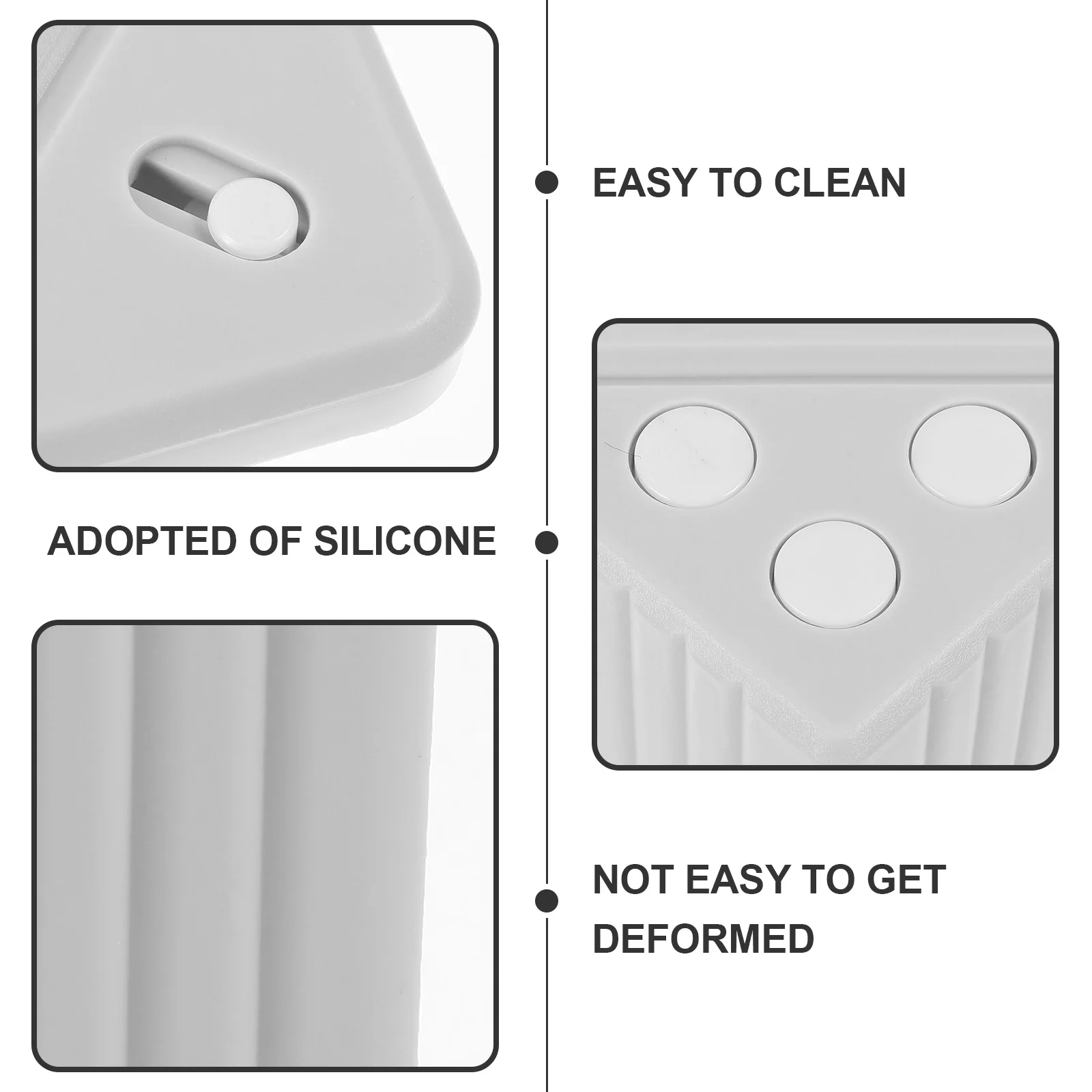 

Furniture Corner Protectors Babyproof Silicone Bumpers for Coffee Tables Bedside Dining Safety Guards Corner Protector