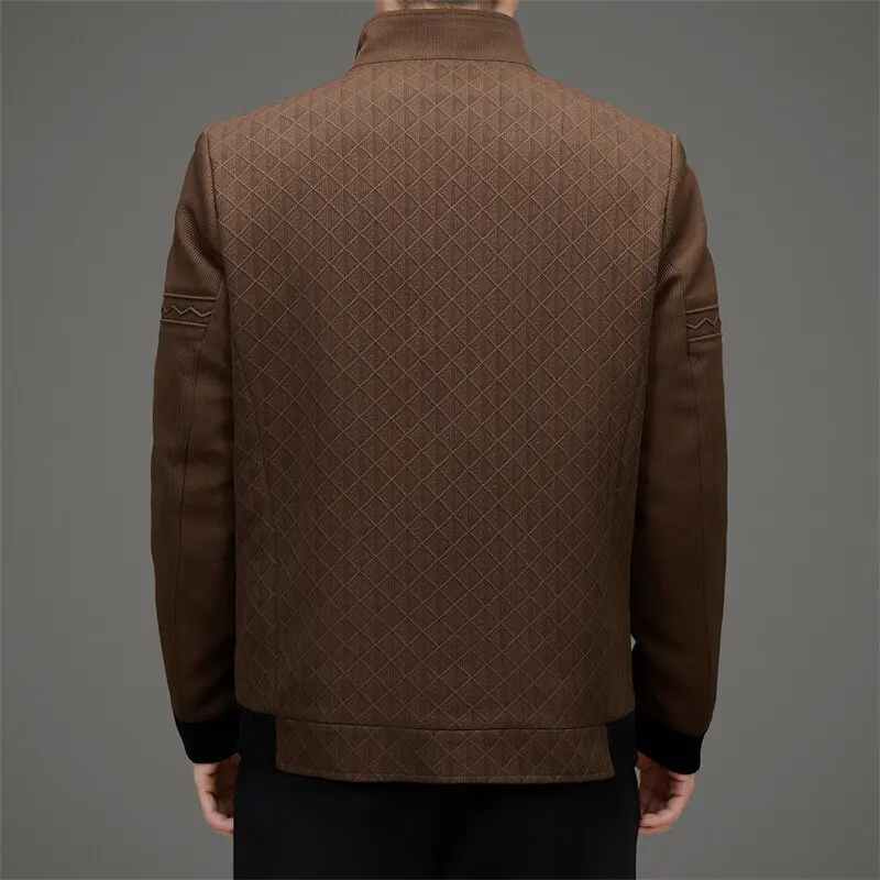 Lightweight Men's Casual Duck Down Jackets 2025 Autumn Winter Outwear Windproof Warm Puffer Coats Slim Fit Padded Tops Clothing