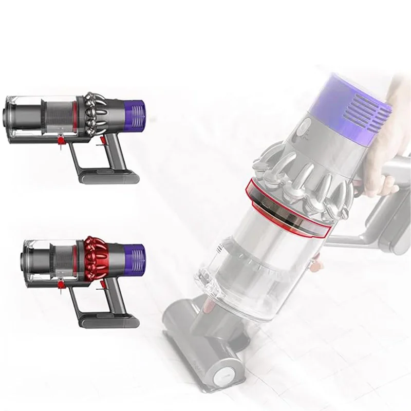 حلقة إغلاق ثابتة علوية من ABRG-Dust متوافقة مع بديل V10 SV12 لكوب دايسون الأوساخ/مع مرشحات V10 SV12