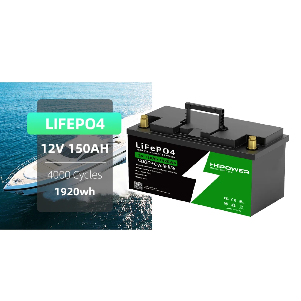 

HHPOWER Lithium Ion Battery Pack 12v 12.8v 24v 25.6v Rechardeable Cells Lifepo4 150ah 320ah For Outdoor Mobile Power Supply