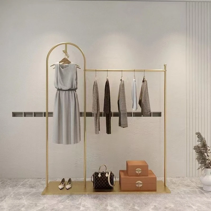 Large Size Metal Coat Racks Gold Modern Designer Organizer Garment Coat Racks Hanging Arara De Roupa Living Room Decoration