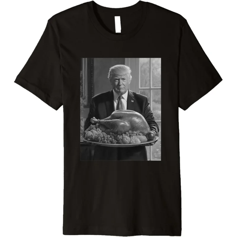 

Trump Thanksgiving Turkey Funny Celebration Premium T-Shirt