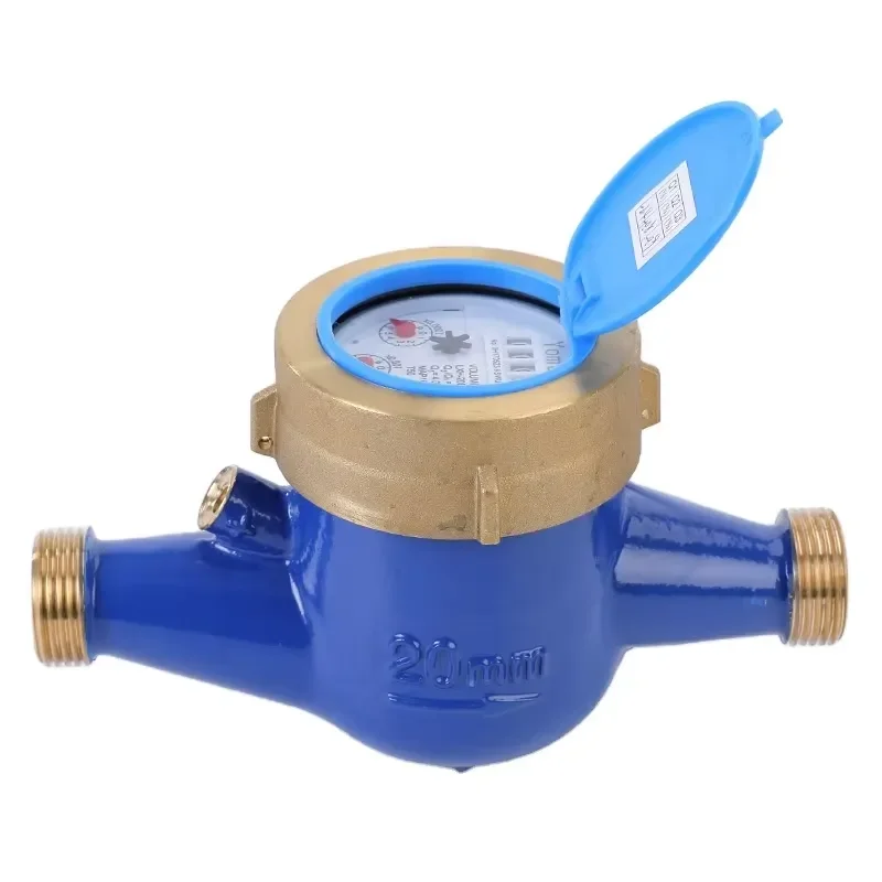 High Quality Copper Mechanical Water Meter Multi Nozzle Dry Blade Wheel Water Meter Mechanical Water Meter