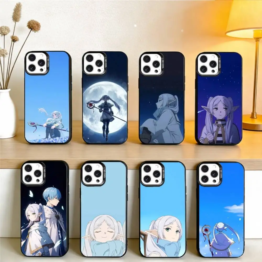 

Sousou No F-Frieren Phone Case For IPhone 16 17 15 14 12 13 Pro Max Black Color Shockproof Cover