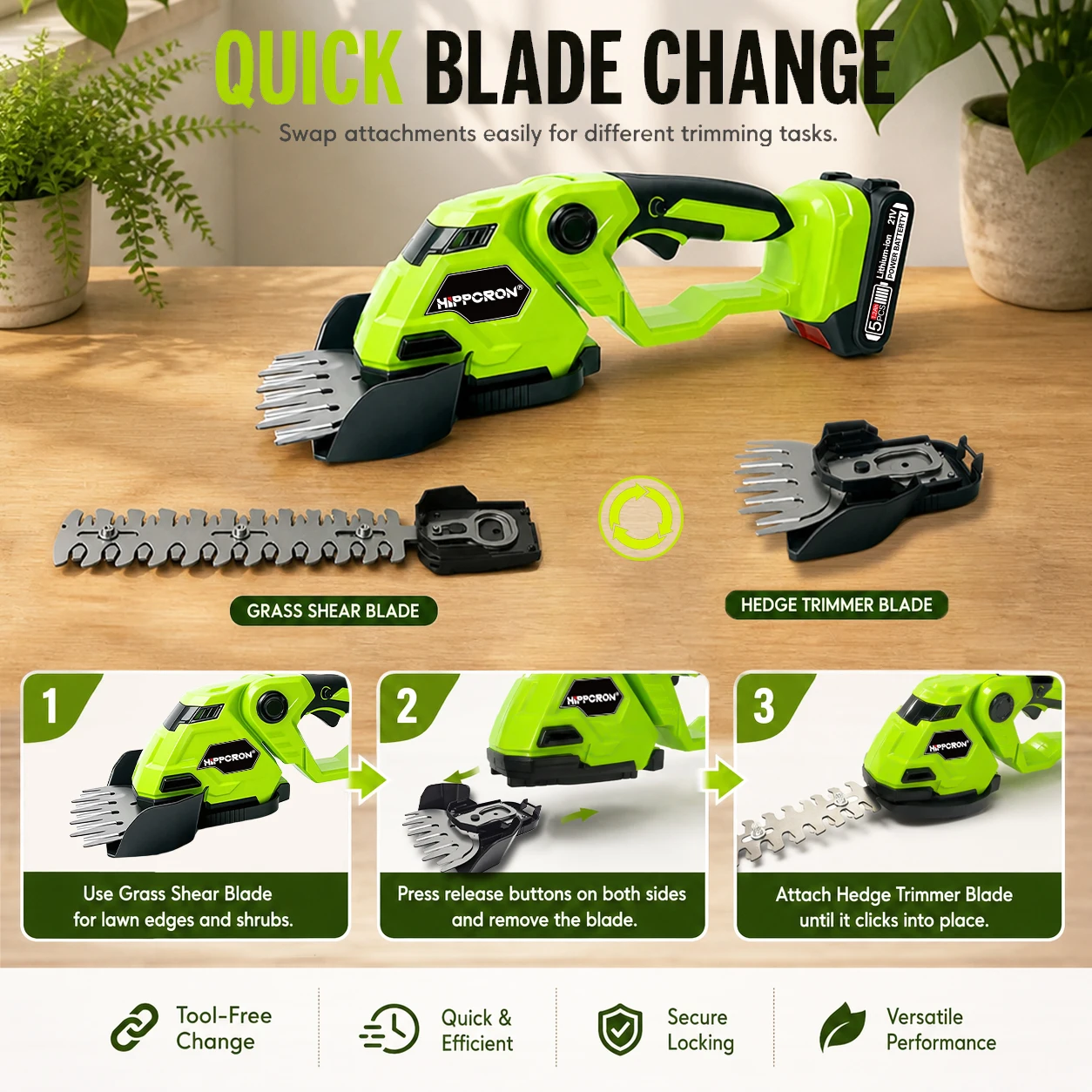 HIPPCRON 2 en 1, taille-haie é - Gardening Tools Edger avis et prix