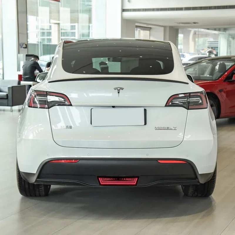

Автомобильные светодиодные лампы заднего бампера 12 В для Tesla Model Y, стоп-сигнал, указатель поворота, резервный отражатель, задние противотуманные фонари