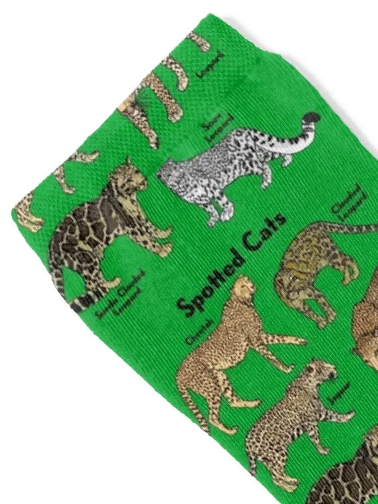 Spotted Cats Socks designer gym moving stockings Socks Male Women's