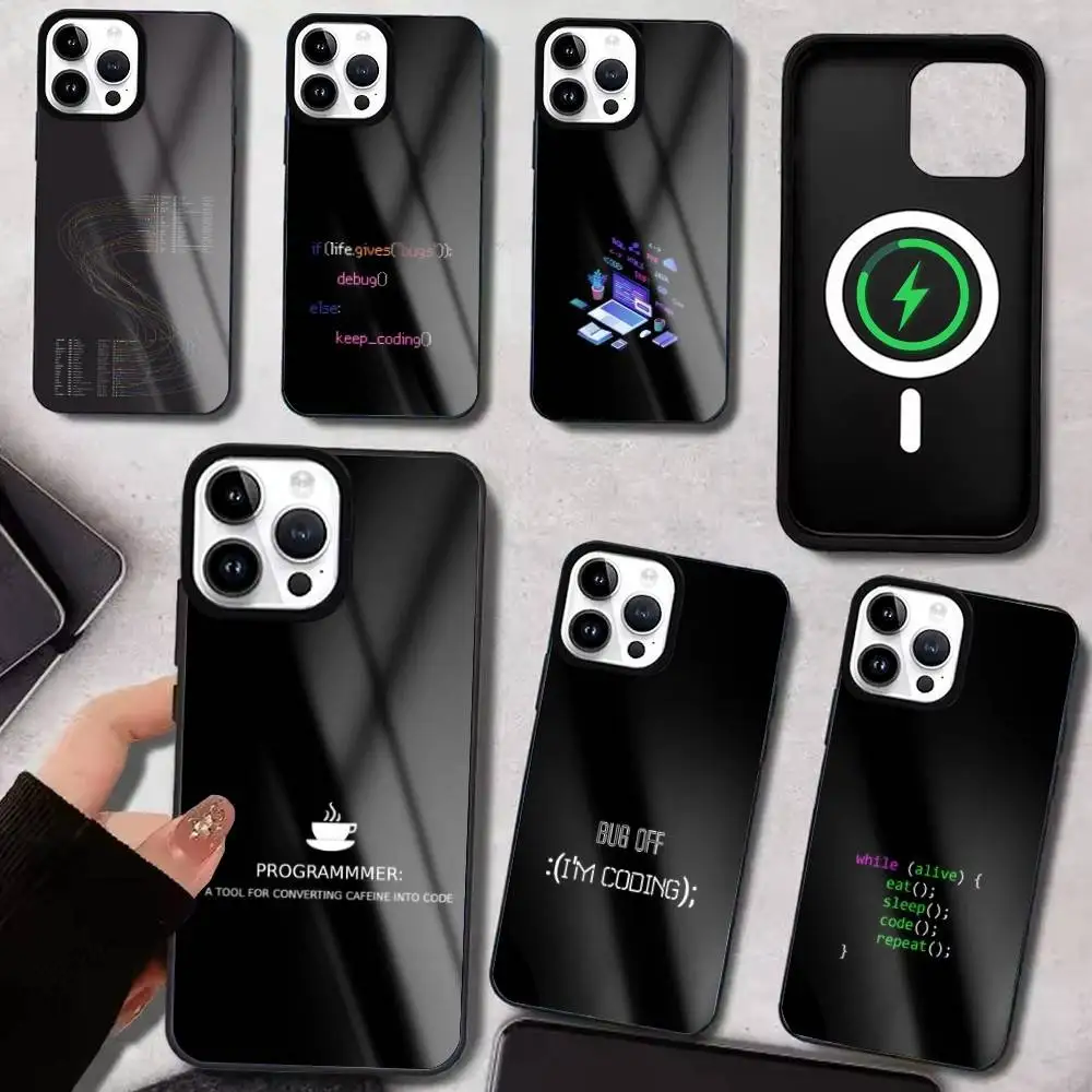 

Programming Languages J-Java Phone Case For iPhone17,16,15,14,13,12,11 Plus,Pro Max For Magsafe Wireless Charging
