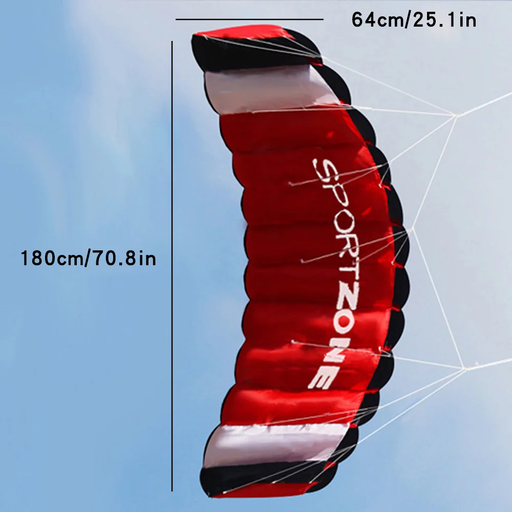 Double Line Stunt Kite 1.8m Double Line Soft Power Umbrella Double Line Stunt Weifang Kite Birthday Gift