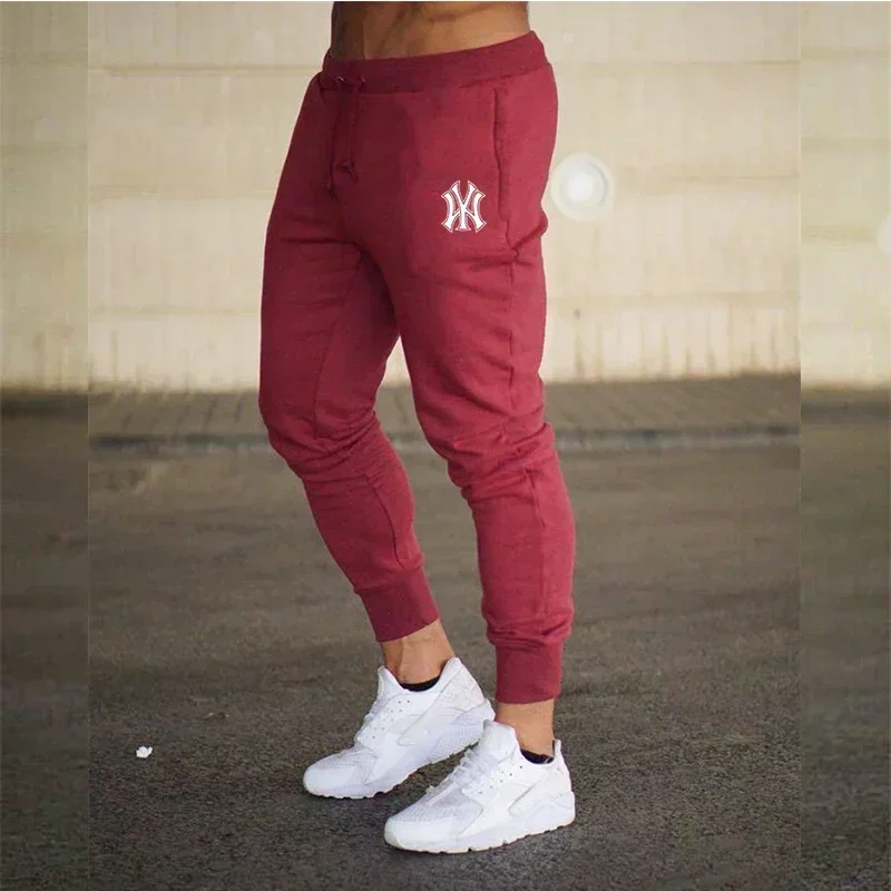 ชายกางเกงฤดูร้อนสบายๆกางเกงใหม่ผู้ชายเสื้อผ้าฟิตเนสกีฬา Jogging Tracksuits Sweatpants Harajuku Streetwear กางเกงบาง