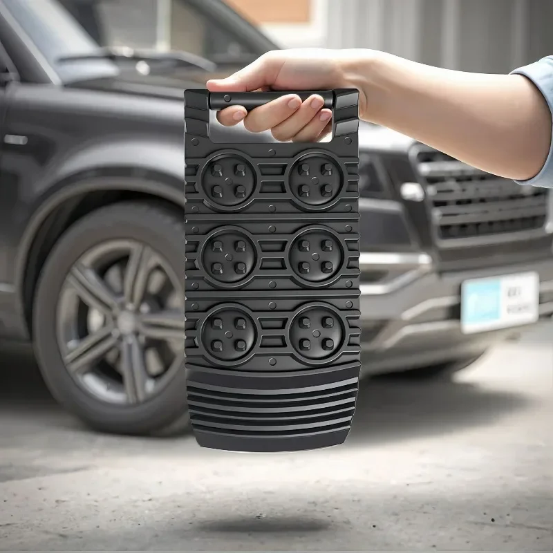 Tire Traction Ladder Pad 2Pcs/set Emergency Car Tire Anti-skid Plate Traction Boards Recovery Tracks Mat For Mud Snow Sand