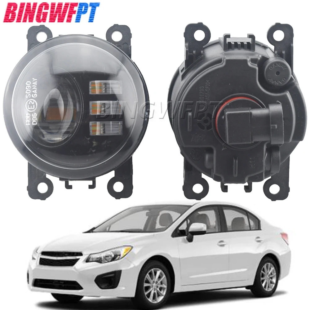 Brandnew Double LED Front Fog Lamps Light For Subaru Impreza Wagon  2014 2015 2016 2017 2018 2019 Bumper Lamp Foglight Fog Light