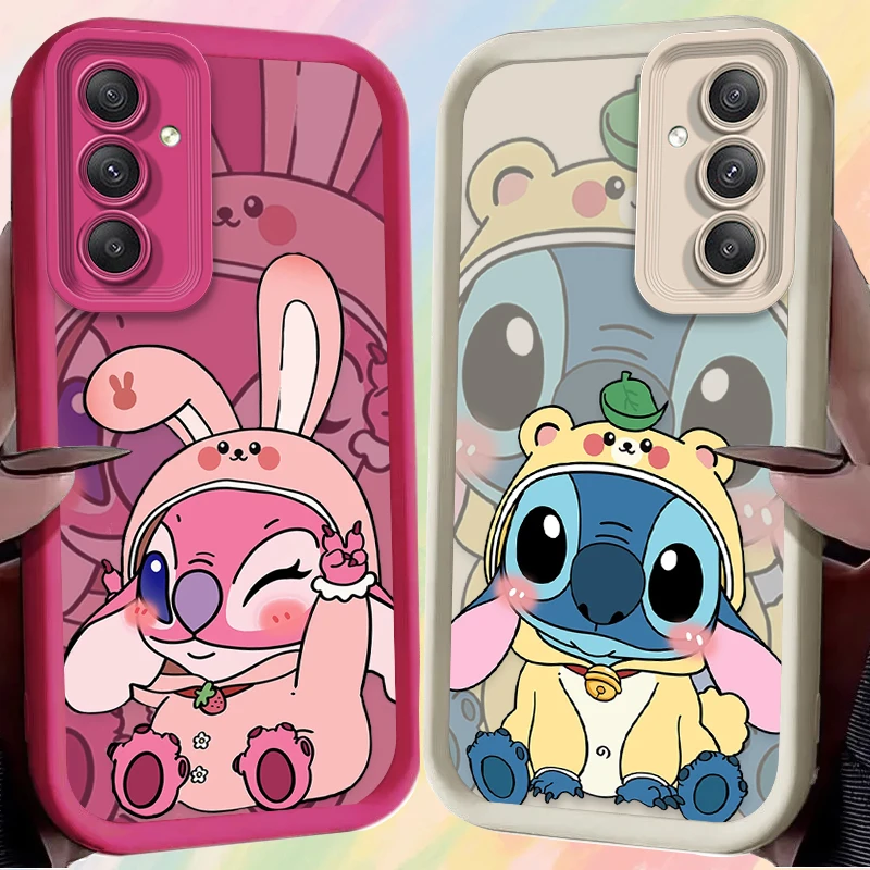 لطيف لعوب غرزة قضية الهاتف لسامسونج غالاكسي A54 A05 A05S A34 A24 A14 A53 A33 A23 A13 A52 A52S A32 A22 A12 A71 A51 A31 A50