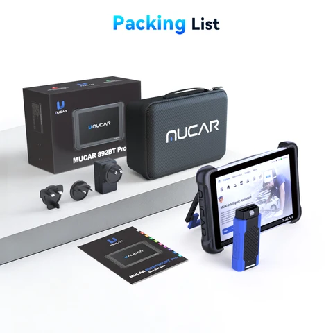 Бесплатное пожизненное обновление. Сканер OBD2 MUCAR 892BT Pro: топологическая карта, ИИ-помощник, диагностика всех систем, 35 ​​сбросов кодирования ЭБУ, двунаправленная диагностика с J2534 /CAN FD / DoIP.