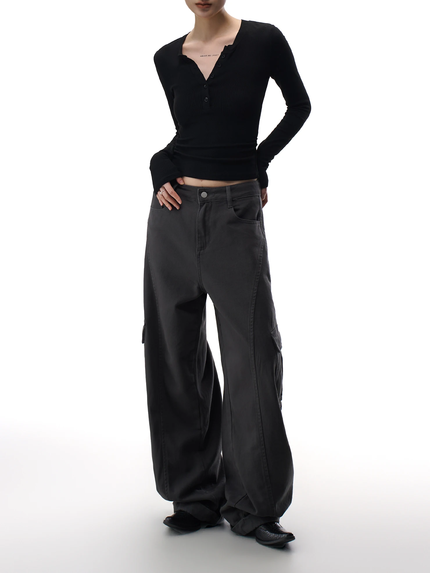 

Женские джинсы Street Sle American Decosed Design Workwear: Новые весенние свободные брюки с изогнутым кроем, повседневные, из хлопкового денима