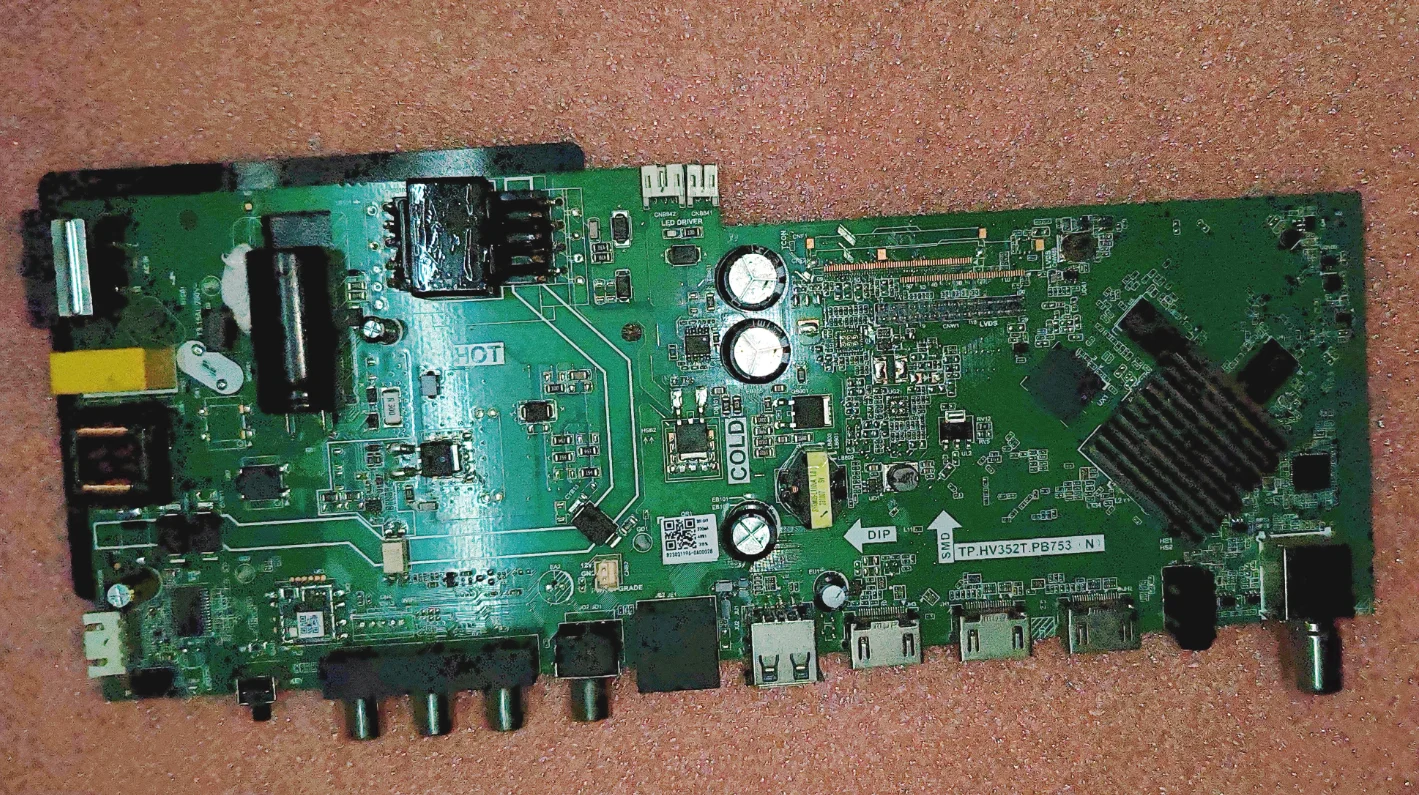 Kostenloser Versand! Tp. hv352t. pb753 (n) Drei-in-einem-TV-Motherboard, gut getestet mit 35-110V mA mehreren Kabel ausgängen